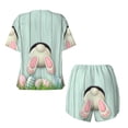 thumbnail image 2 of Sigee White Bunny Bottom And Easter Eggs for Sleepwear Casual Pjs with Pockets Women's Pajamas Sets Shorts 2 Piece Short Sleeve Lounge Sets 4X-Large, 2 of 9