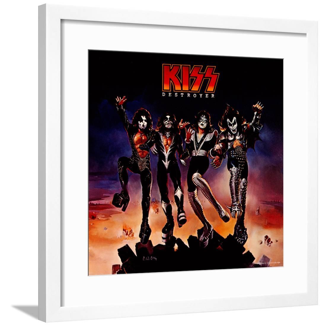 KISS Destroyer (1976) Framed Print Wall Art