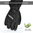 thumbnail image 2 of Kids Winter Ski Gloves Waterproof Breathable Warm Insulated Thermal 8-12 Years, 2 of 7