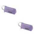 thumbnail image 1 of Injueey Estuche para lápices Estuche para bolsas Organizador de papelería de bolsillo de malla para Púrpura 2piezas, 1 of 6
