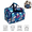 Blue, variant on Sewing Machine Carrying Case, Universal Tote Bag for Standard Machines, Padded Storage Organizer with Pockets