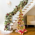 thumbnail image 3 of Fall Tree Home Decor Pop Up Tree with Lights & Timer & Modes Collapsible Tinsel Pencil Tree for Autumn Harvest Porch Thanksgiving Party Decorations Maple Leaves, 3 of 6