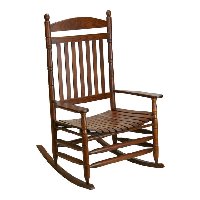 Hinkle Cumberland 1250 Slat Back Wood Patio Rocking Chair