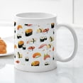 thumbnail image 3 of CafePress - Sushi Lover Mugs - 11 oz Ceramic Mug - Novelty Coffee Tea Cup, 3 of 4