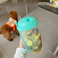 thumbnail image 2 of 1000ML Salad Meal Shaker Cup, Fresh Salad Cup to Go with Fork & Salad Dressing Holder, Portable Salad Food Fruit Container Cup for Men Women Kids, 2 of 6