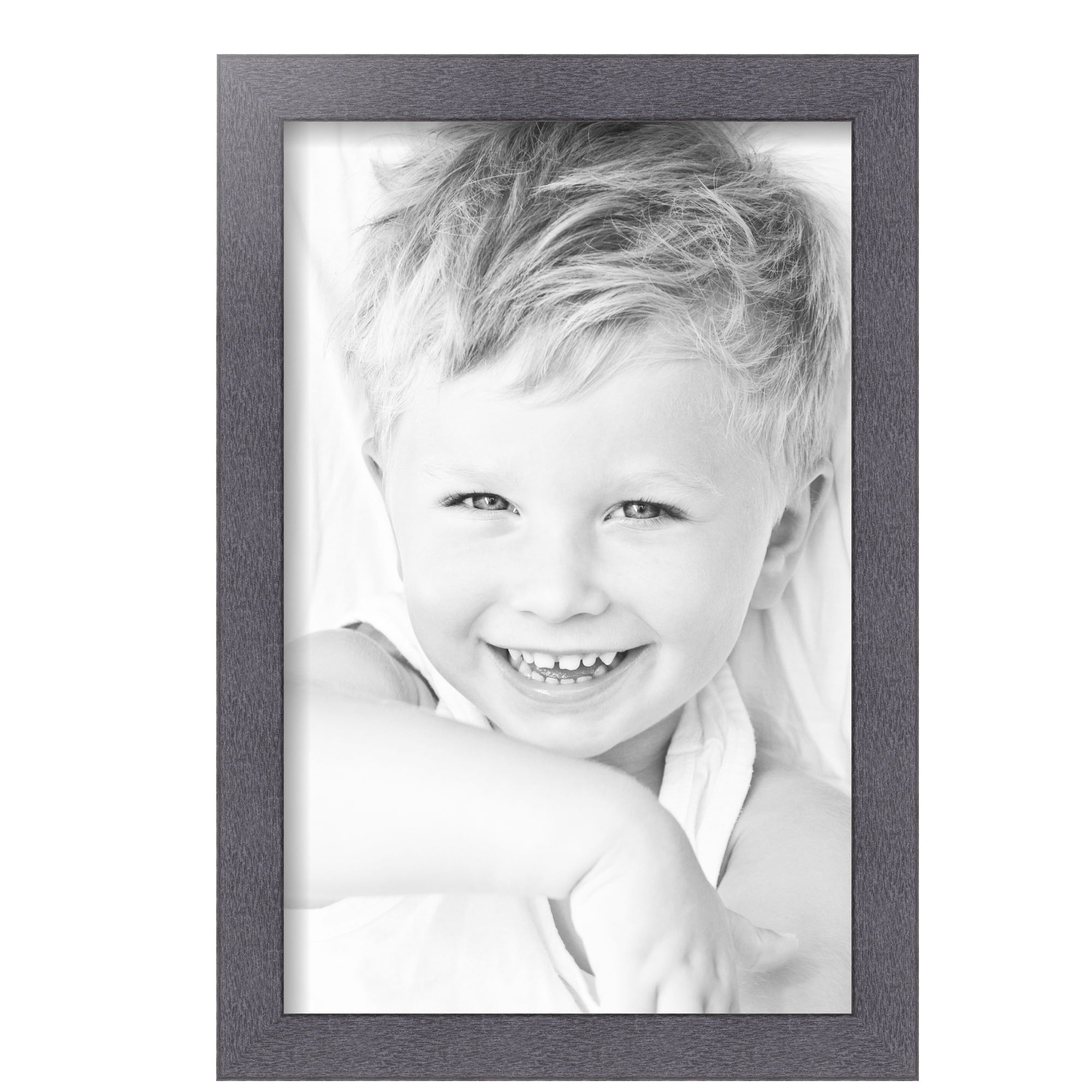 ArtToFrames 11" x 17" Tungsten Picture Frame, 11x17 inch Gray MDF Poster Frame (WOM-4640), 2 Pack