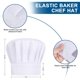 thumbnail image 2 of Delantal Chef Hat Set, Babero Ajustable Delantal Baker Chef Hat Mujer Hombre, Blanco Feliz Sencillez, 2 of 2