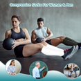 thumbnail image 2 of 8 Pairs Copper Compression Socks for Women & Men Circulation 15-28 mmhg - Better Blood Flow, Swelling, Best Support for Medical, Running, Nursing, 2 of 6