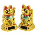 thumbnail image 4 of Chinese Cat Decoration, Lucky Cat Decoration Energy Saving Waving Arm Solar Light Induction Cute For Shop ANGGREK Otros, 4 of 8