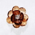 thumbnail image 1 of Flower Crystal Lotus, Round Edge, 1-3/4-inch, 6-Piece, Brown, 1 of 1
