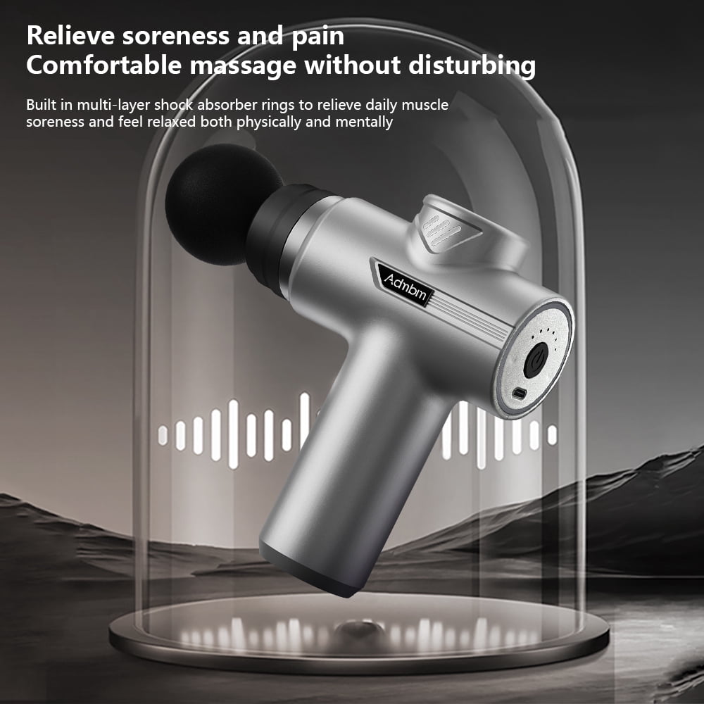 Adnbm Massage Gun, Percussion Therapy, 10mm Amplitude w/ Attachments