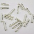 thumbnail image 5 of U8MO 50 White Plastic Pin Back Brooch Finding 22mm Safty Catch, 5 of 5