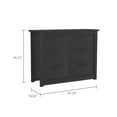 thumbnail image 4 of Boahaus Pearl Modern Dresser, Black Painted with 6 Drawers, 4 of 5