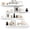 White, variant on 35.4-Inch White Floating Shelves for Wall Storage Set of 4 - Modern Minimalist Picture Ledge Shelf Wall Decor for Kitchen, Bedroom, Bathroom, and Living Room, Large Floating Shelves