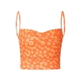 thumbnail image 5 of KelaJuan Women Short Vest Tops, Sleeveless Floral Off Shoulder Casual Party Street Crop Sling Vest, 5 of 7