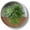 Rust Zinc, variant on Modern Home Round Living Wall Mounted Galvanized Steel/Zinc Succulent/Herb Planter - Indoor/Outdoor Living Art Potting Vessel Rust Zinc - Small 8" x