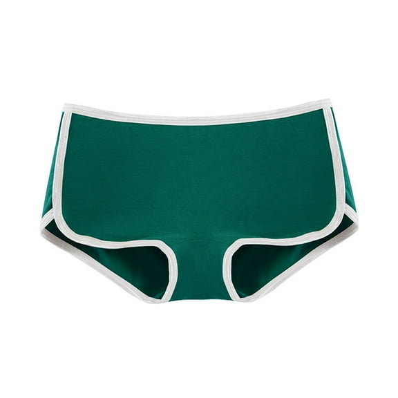 Daznico Womens Underwear - High Waisted Leak Proof Panties Underwear for Women Leak Proof Overnight Panties Briefs - Panties for Women,Color:Green,Size:L