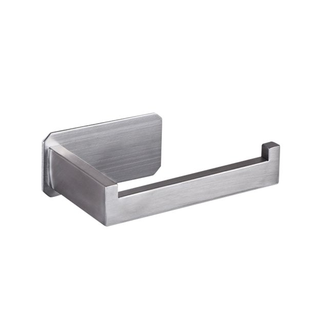 Soporte de papel higiénico Organizador de papel higiénico sin perforaciones Rack de acero inoxidable Accesorios de papel en rollo Inevent HA8149-00B