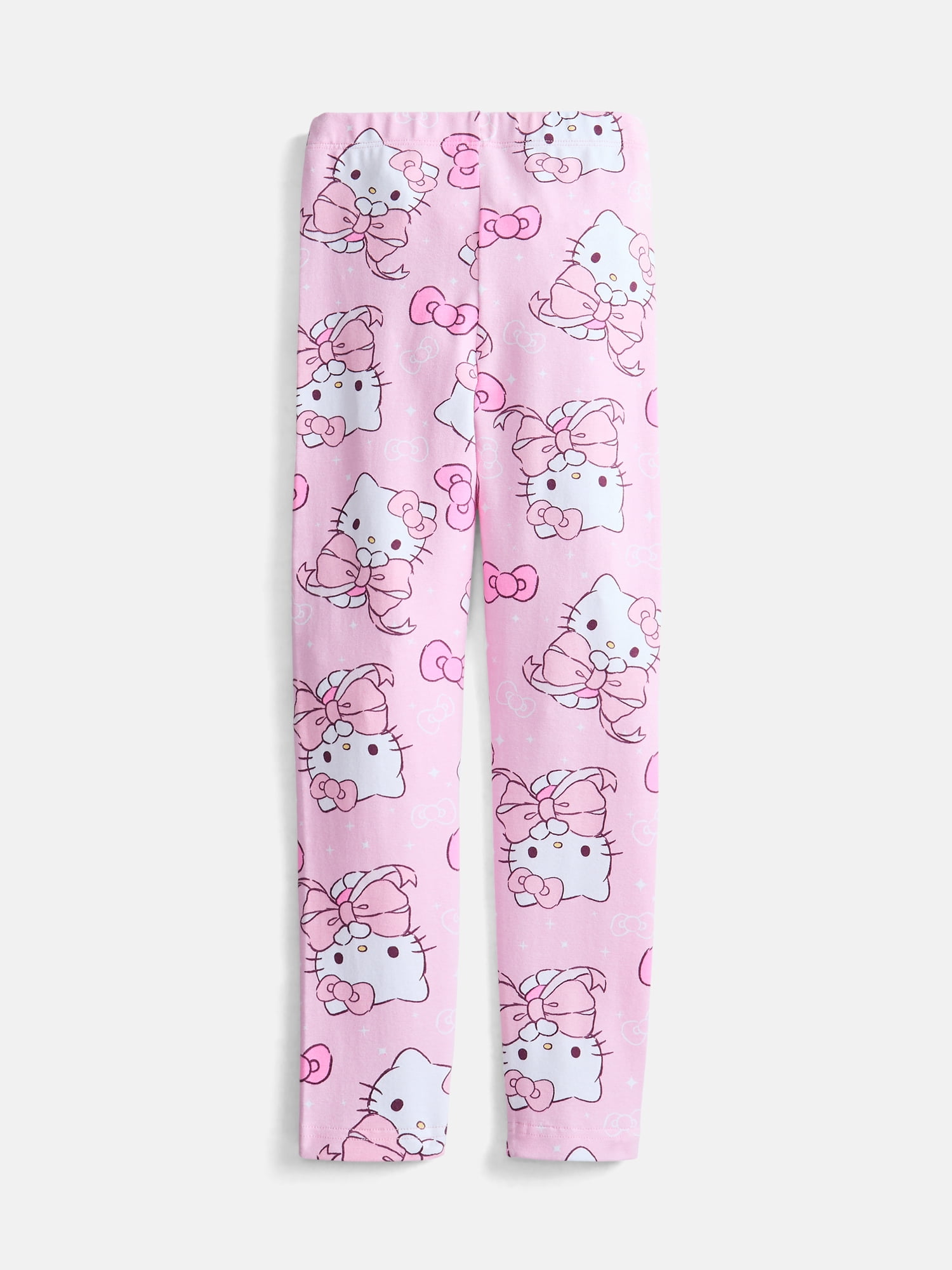 Sanrio Girls' Hello Kitty Bows Graphic Leggings, Sizes 4-16