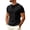 Black_#02, variant on Sewkxo Crewneck Tshirts Men Plain T Shirts Relaxed Fit Basic Tees Soft,White 2XL