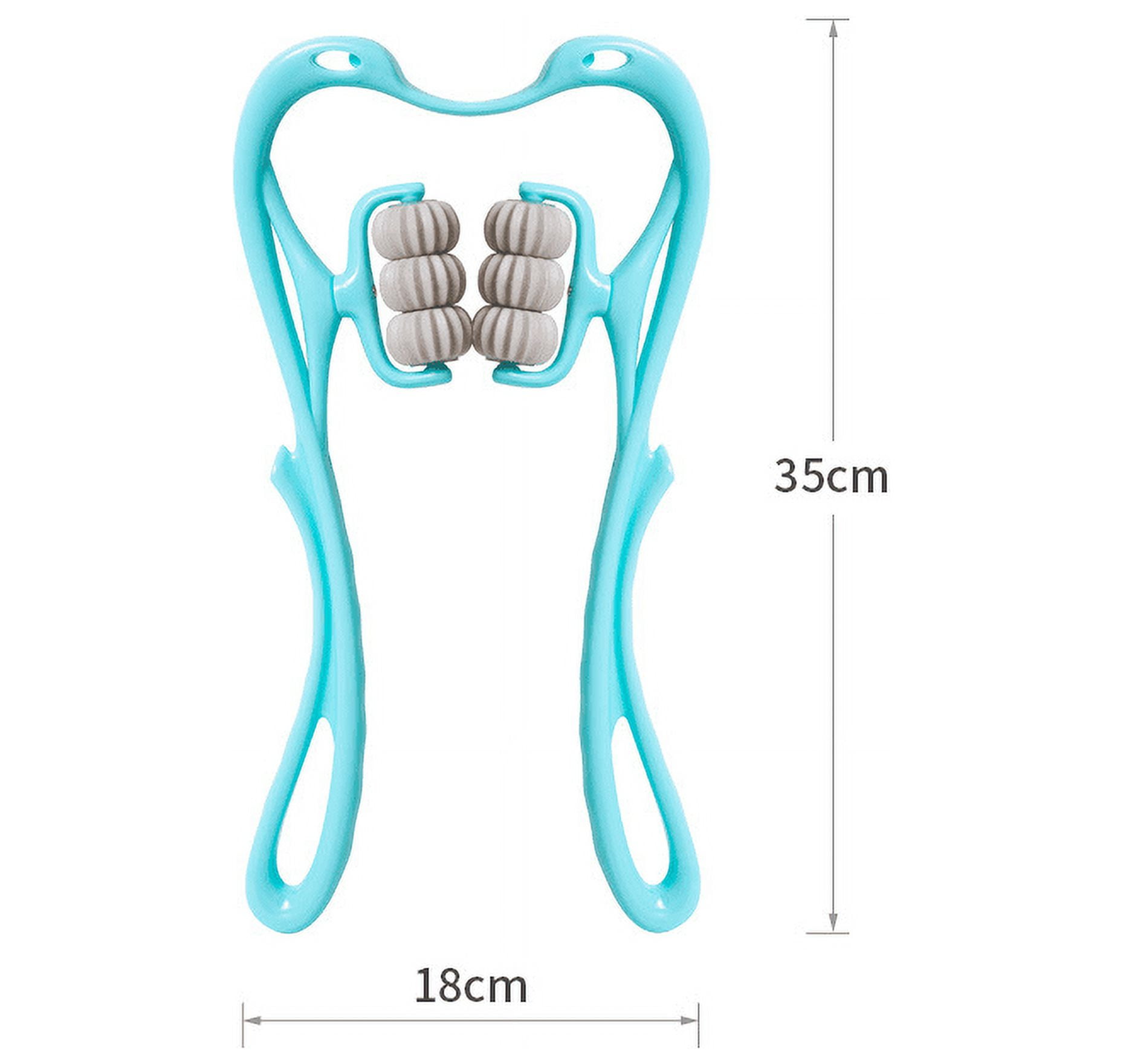 Multifunctional Manual Six-wheel Neck Massager Massage Relieve Roller Massage Tool