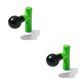 thumbnail image 2 of Vogacara mini dispositivo de masaje masajeador de relajación muscular de plástico eléctrico recargable accesorios de fitness corredores regalos rosa Verde 2piezas Vogacara CBP210369, 2 of 6