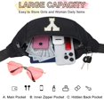 thumbnail image 4 of Bolsa Riñonera Cruzada MAXTOP Personalizada Negra con Letra Y, 4 of 7