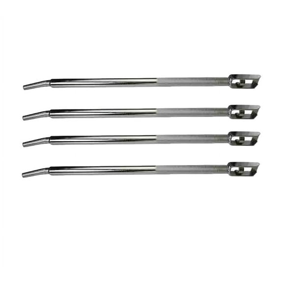 4 Pack Combination Winch Bar - Chrome, Square Head for Flatbeds Truck Winches | Non-Slip Handle, Carbon-Steel, Slip Resistant tip for Secure Operation