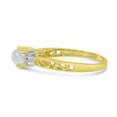 thumbnail image 4 of 10k Yellow Gold Freshwater Cultured Pearl And Diamond Ring, 4 of 8