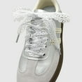 thumbnail image 3 of 1 Pair Elegant Lace Shoelaces for Sneakers Casual Shoes 3CM Width Shoestrings, 3 of 14