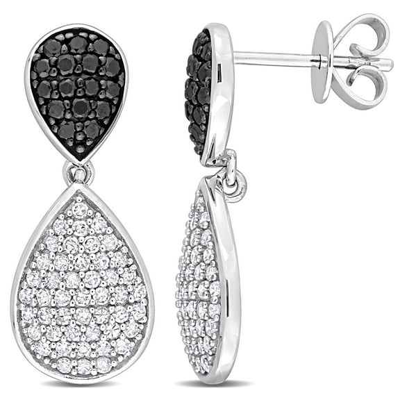 Everly Women's Diamond and 14k White Gold Earrings