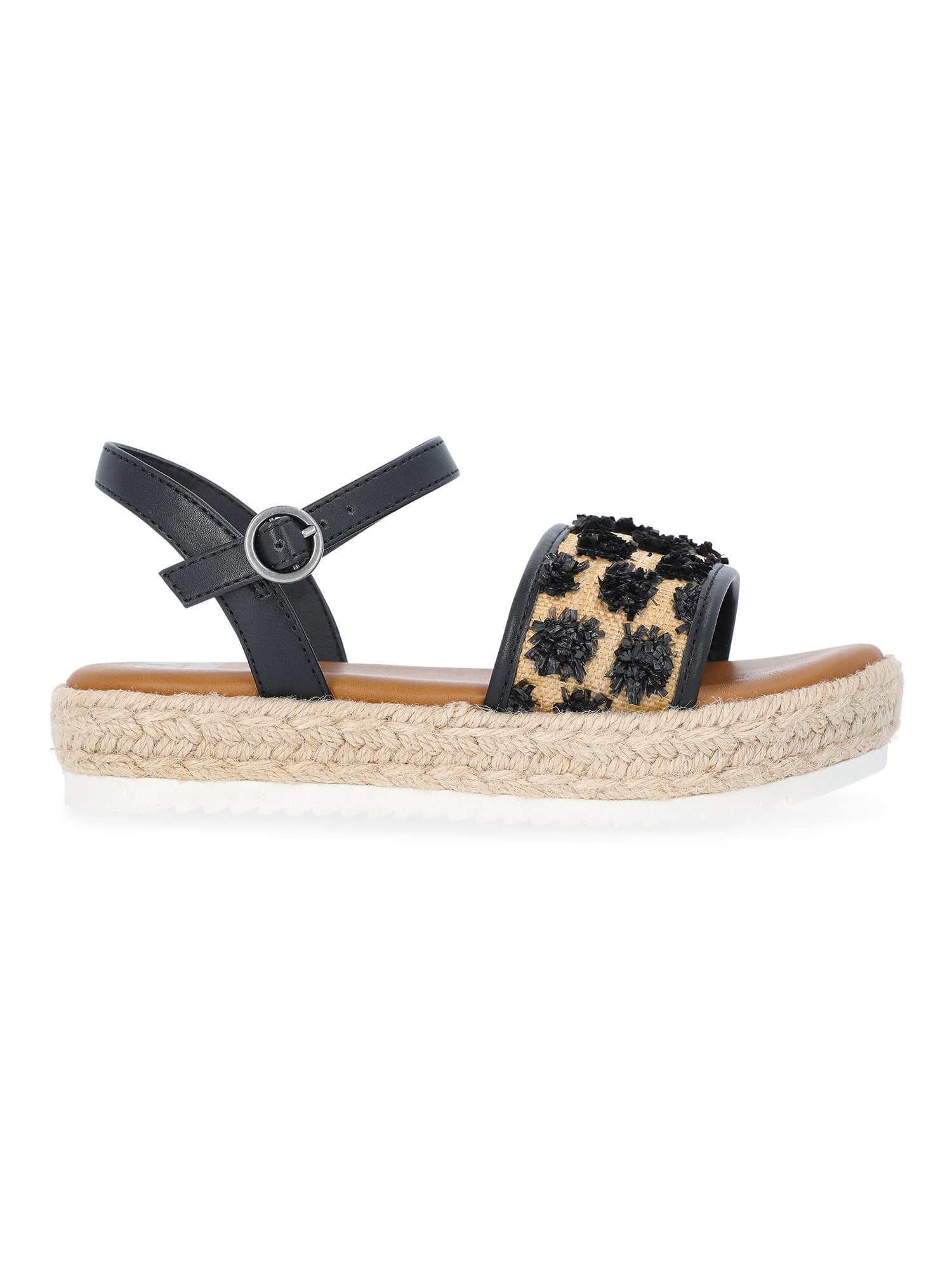 Wonder Nation Little Girls and Big Girls Fashion Platform Sandals
