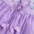 thumbnail image 4 of Girl's Embroidered Dress Girl's Evening Lace Princess Dress Flower Girl Mesh Fluffy Dress, 4 of 8
