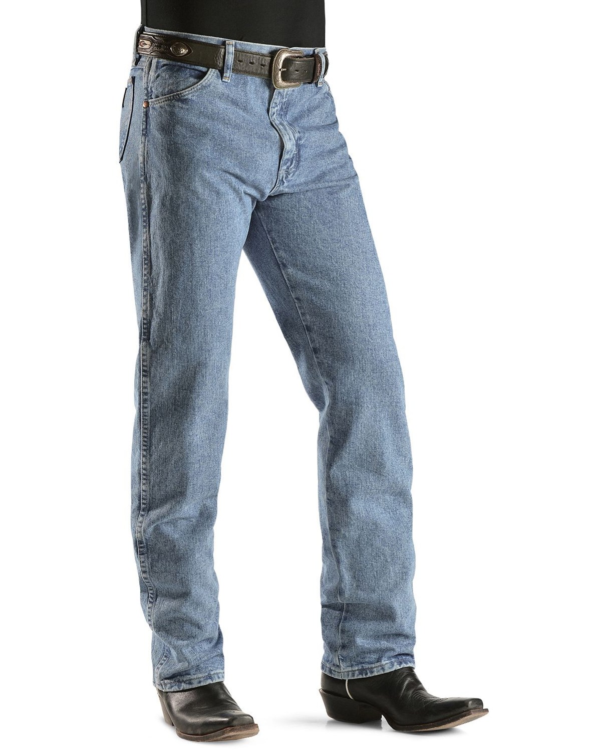 Wrangler Men's 13Mwz Jeans Cowboy Cut Original Fit Prewashed Antique Blue 33W x 32L  US - image 2 of 2