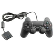 Replacement Gaming Pad Controller For Playstation PS1 PS2 Game Console Systems Wired - BLACK