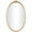 Gold Ornate Baroque Oval Scroll Arched 24" x 2" x 38", variant on DecMode 44" x 34" Gold Ornate Arched Baroque Scroll Wall Mirror