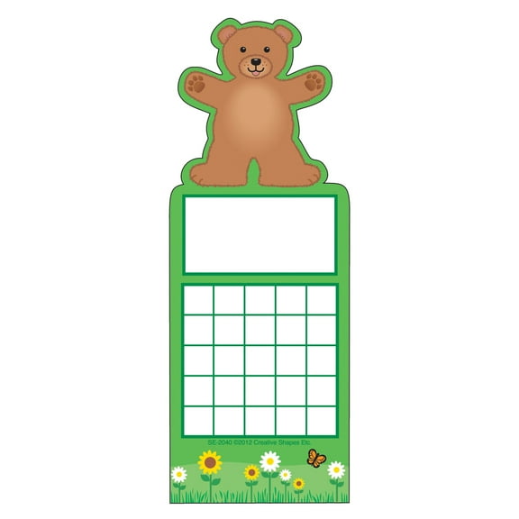 SHAPES ETC. Personal Incentive Chart - Teddy Bear