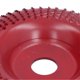 thumbnail image 3 of Disque abrasif pour sculpture, meulage, façonnage, meuleuse d'angle, accessoires de polissage, 100 mm, rouge vin, 3 of 4