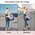 thumbnail image 5 of Poodles Travel Tote Bags for Women Carry On,Large Weekender Bags for Women Travel,Multi Functional Duffle Bag for Work,Shopping,Sports, 5 of 5