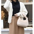 thumbnail image 2 of LHSHID Women Girls Trendy Elegant Fuzzy Faux Fur Tote Hobo Handbag Fluffy Soft Lightweight Shoulder Top Handle Bag Purse, 2 of 6