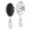 Light Christmas Snowflake, variant on Light Blue Christmas Snowman Pattern Hair Brush,Girls Detangling Hair Brush,Glide Through Tangles with Ease for Wet & Dry Hair,8.8"X2.8"