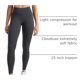 thumbnail image 4 of Pantalones INGIA Cintura Alta 25" Yoga Control de Abdomen Gris S, 4 of 6