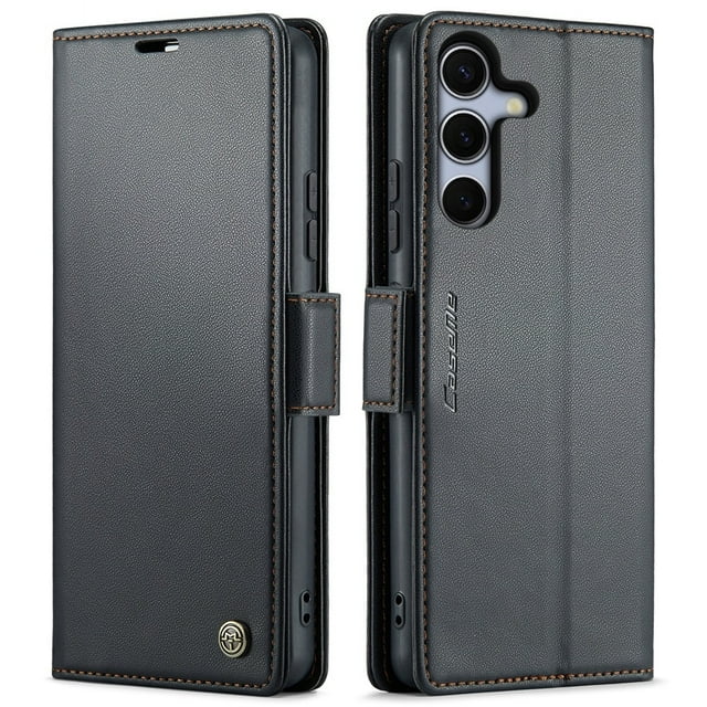CaseMe Funda de Cuero para Samsung Galaxy S25 5G con Bloqueo RFID, para Samsung Galaxy S25 5G Funda para Mujer y Hombre, Tarjetero con Cierre Magnético, Funda Tipo Folio para Samsung Galaxy S25 5G
