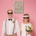 thumbnail image 5 of 10th 20th Wedding Anniversary Decorations Gifts for Wife Husband Wall Art Canvas Print with Frame Gifts for Him Her, 5 of 5