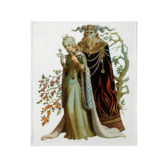 CafePress - Beauty And The Beast Throw Blanket - Soft Fleece Throw Blanket, 50"x60" for All Ages