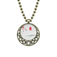 thumbnail image 1 of Midwinter Twenty Four Solar Term Pattern Pendant Star Necklace Moon Chain Jewelry, 1 of 3