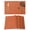 Orange, variant on Cream Beige Placemats Set of 1 Rustic Farmhouse Solid Color Place Mats Indoor Wipeable Table Mats Washable Cloth Dining Table Placemats for Kitchen Holiday Party Home Decor 13x19 Inch