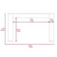 thumbnail image 6 of Lacey Rectangle Computer Desk, 6 of 6