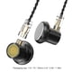 thumbnail image 2 of HIFI Bass Earbuds 3.5mm Metal Plug Auriculares con cable para música de juegos deportivos, 2 of 9