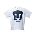 thumbnail image 1 of Playera Pumas Old School Sports Para Hombre Talla EG Blanco/azul, 1 of 2